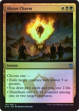 Abzan Charm - Foil 161/269
Khans of Tarkir Foil Singles
