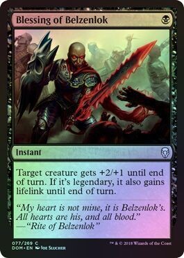 Blessing of Belzenlok 077/269 - Foil Dominaria Foil Singles