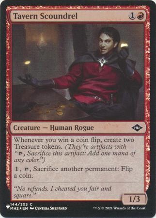 Tavern Scoundrel 144/303 - Foil Heads I Win, Tails You Lose Singles