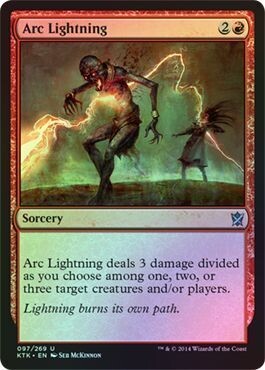 Arc Lightning - Foil 097/269 Khans of Tarkir Foil Singles