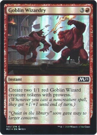 Goblin Wizardry 148/274 - Foil
Magic 2021 (M21) Foil Singles (Español)