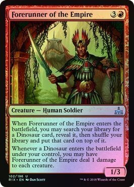 Forerunner of the Empire 102/196 - Foil
Rivals of Ixalan Foil Singles (Español)