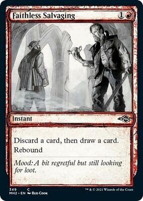 Faithless Salvaging 349 - Showcase / Sketch Modern Horizons 2 Collector Booster Singles