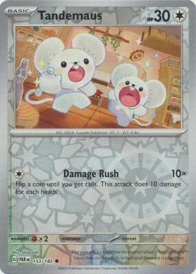 GA Tandemaus - 153/182 - Common Reverse Holo
Scarlet &amp; Violet: Paradox Rift Reverse Holo Singles