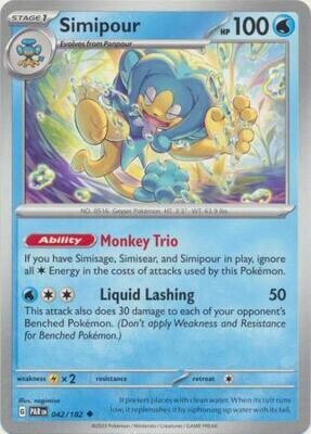 GA Simipour - 042/182 - Uncommon
Scarlet &amp; Violet: Paradox Rift Singles