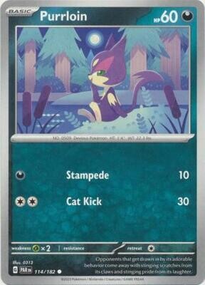GA Purrloin - 114/182 - Common
Scarlet &amp; Violet: Paradox Rift Singles