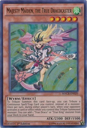 Majesty Maiden, the True Dracocaster - MACR-EN020 - Ultra Rare 1st Edition
Maximum Crisis 1st Edition Singles (Espanol)