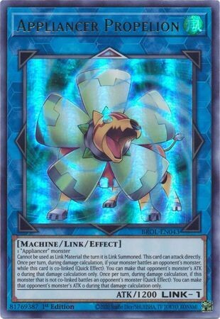 Appliancer Propelion - BROL-EN043 - Ultra Rare 1st Edition Brothers of Legend 1st Edition Singles