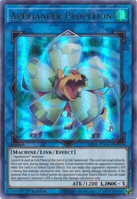 Appliancer Propelion - BROL-EN043 - Ultra Rare 1st Edition Brothers of Legend 1st Edition Singles