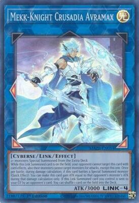 Mekk-Knight Crusadia Avramax - MAZE-EN054 - Super Rare 1st Edition
Maze of Memories 1st Edition Singles