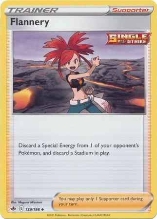 Flannery - 139/198 - Uncommon Sword &amp; Shield: Chilling Reign Singles (Español)