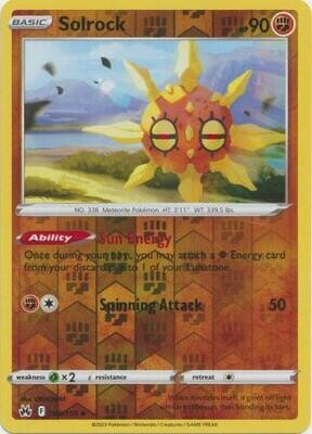 Solrock - 069/159 - Uncommon Reverse Holo
Crown Zenith Reverse Holo Singles
