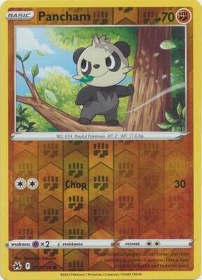 Pancham - 072/159 - Common Reverse Holo
Crown Zenith Reverse Holo Singles