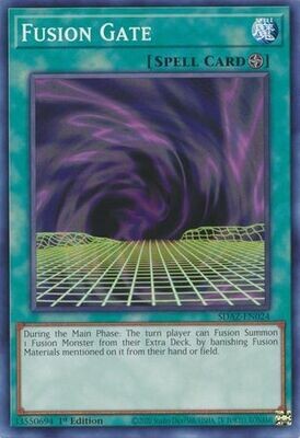 Fusion Gate - SDAZ-EN024 - Common 1st Edition Structure Deck: Albaz Strike 1st Edition Singles