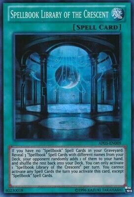 Spellbook Library of the Crescent - AP03-EN009 - Super Rare Astral Pack 3 AP03 (Espanol)