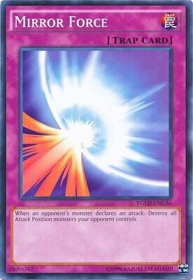 SJ Mirror Force - YGLD-ENC36 - Common Unlimited Yugi&#39;s Gadget Deck Unlimited (YGLD-ENC)