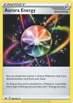 Aurora Energy - 186/202 - Uncommon Sword &amp; Shield (Base Set) Singles
