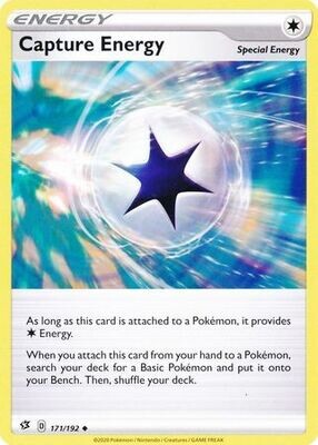 Capture Energy - 171/192 - Uncommon
Sword &amp; Shield: Rebel Clash Singles