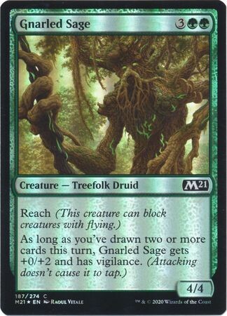 Gnarled Sage 187/274 - Foil
Magic 2021 (M21) Foil Singles(Español)