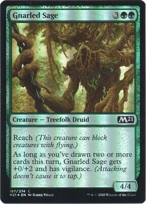Gnarled Sage 187/274 - Foil
Magic 2021 (M21) Foil Singles(Español)