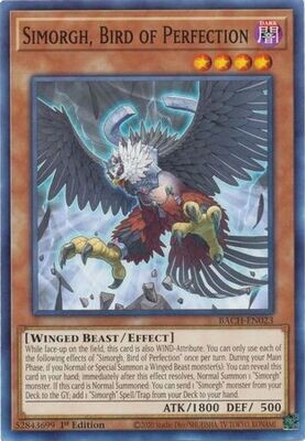 Simorgh, Bird of Perfection - BACH-EN023 - Common 1st Edition Battle of Chaos 1st Edition Singles