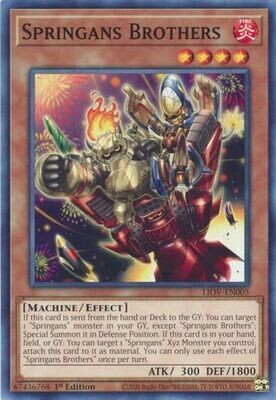 Springans Brothers - LIOV-EN005 - Common 1st Edition Lightning Overdrive: LIOV 1st Edition Singles (espanol)