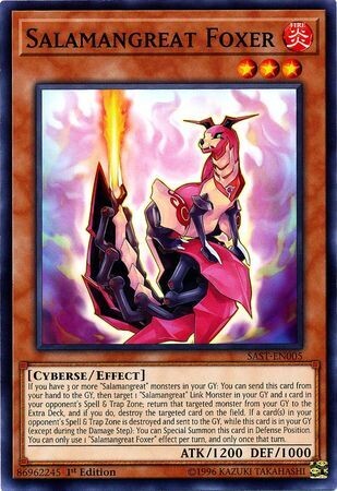 Salamangreat Foxer - SAST-EN005 - Common 1st Edition Savage Strike 1st Edition Singles