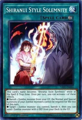 Shiranui Style Solemnity - SAST-EN064 - Common 1st Edition Savage Strike 1st Edition Singles *Espanol*