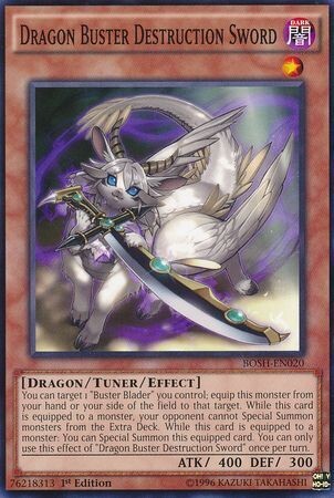 Dragon Buster Destruction Sword - BOSH-EN020 - Common 1st Edition Breakers of Shadow 1st Edition Singles *Espanol*