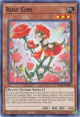 Rose Girl - MP21-EN088 - Common 1st Edition 2021 Mega-Tin: Ancient Battles 1st Edition Singles
