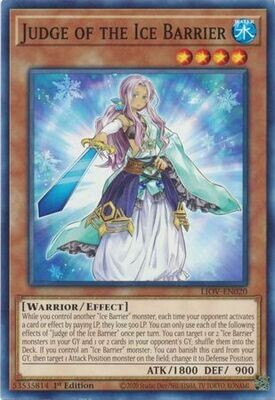 Judge of the Ice Barrier - LIOV-EN020 - Common 1st Edition Lightning Overdrive: LIOV 1st Edition Singles *Espanol*