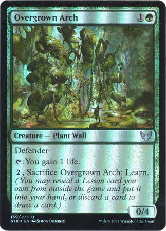 Overgrown Arch 139/275 - Foil Strixhaven: School of Mages Foil Singles (Español)