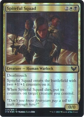 Spiteful Squad 237/275 - Foil
Strixhaven: School of Mages Foil Singles