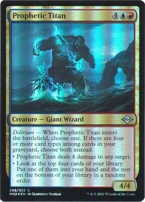 Prophetic Titan 209/303 - Foil Modern Horizons 2 Foil Singles