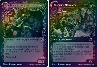 Baneblade Scoundrel | Baneclaw Marauder 289 - Showcase Equinox - Foil
Innistrad: Midnight Hunt Collector Booster Foil Singles