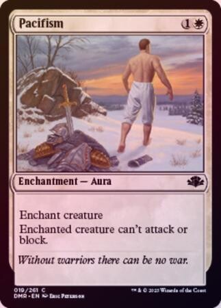 Pacifism 019/261 - Foil Dominaria Remastered Foil Singles
