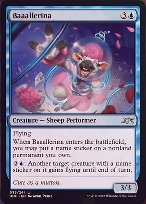 Baaallerina 035/244 - Foil Unfinity Foil Singles
