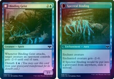 Binding Geist | Spectral Binding 048/277 - Foil
Innistrad: Crimson Vow Foil Singles