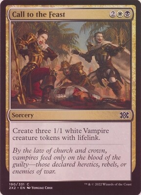 Call to the Feast 190/331 - Foil Double Masters 2022 Foil Singles