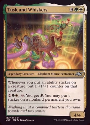 Tusk and Whiskers 182/244 - Foil
Unfinity Foil Singles