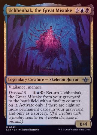 Uchbenbak, the Great Mistake 0242 - Foil
The Lost Caverns of Ixalan Foil Singles (Español)