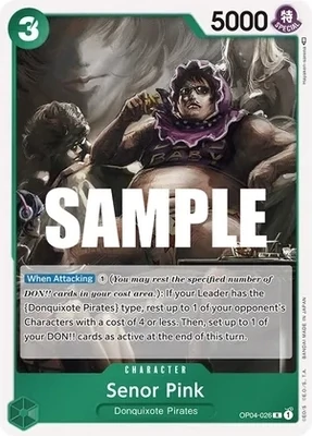 SH Senor Pink - Kingdoms of Intrigue (OP04)
Kingdoms of Intrigue Foil
