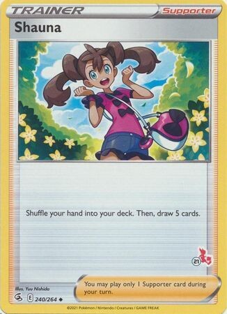 SH Shauna - 240/264 - Cinderace Deck (Cinderace Symbol 21) Battle Academy Box Set 2022