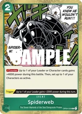 Spiderweb - Kingdoms of Intrigue (OP04) Kingdoms of Intrigue Foil