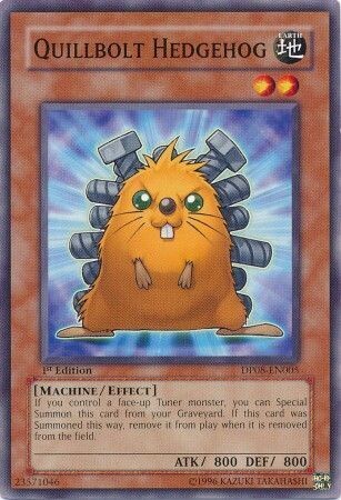 Quillbolt Hedgehog - DP08-EN005 - Common 1st Edition Duelist Pack: Yusei [DP08] 1st Edition Singles