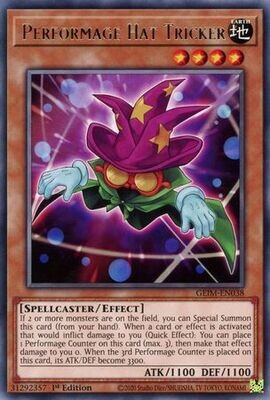 Performage Hat Tricker - GEIM-EN038 - Rare 1st Edition Genesis Impact [GEIM] 1st Edition Singles