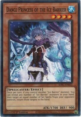 Dance Princess of the Ice Barrier - SDFC-EN013 - Common 1st Edition
Freezing Chains 1st Edition Singles