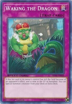 Waking the Dragon - SBTK-EN045 - Common 1st Edition
Speed Duel: Trials of the Kingdom Singles *Espanol*
