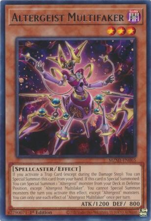 GA Altergeist Multifaker - MZMI-EN065 - Rare 1st Edition
Maze of Millennia 1st Edition Singles