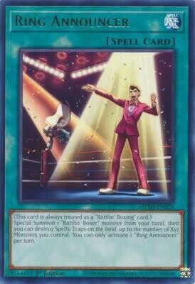 GA Ring Announcer - MZMI-EN026 - Rare 1st Edition
Maze of Millennia 1st Edition Singles